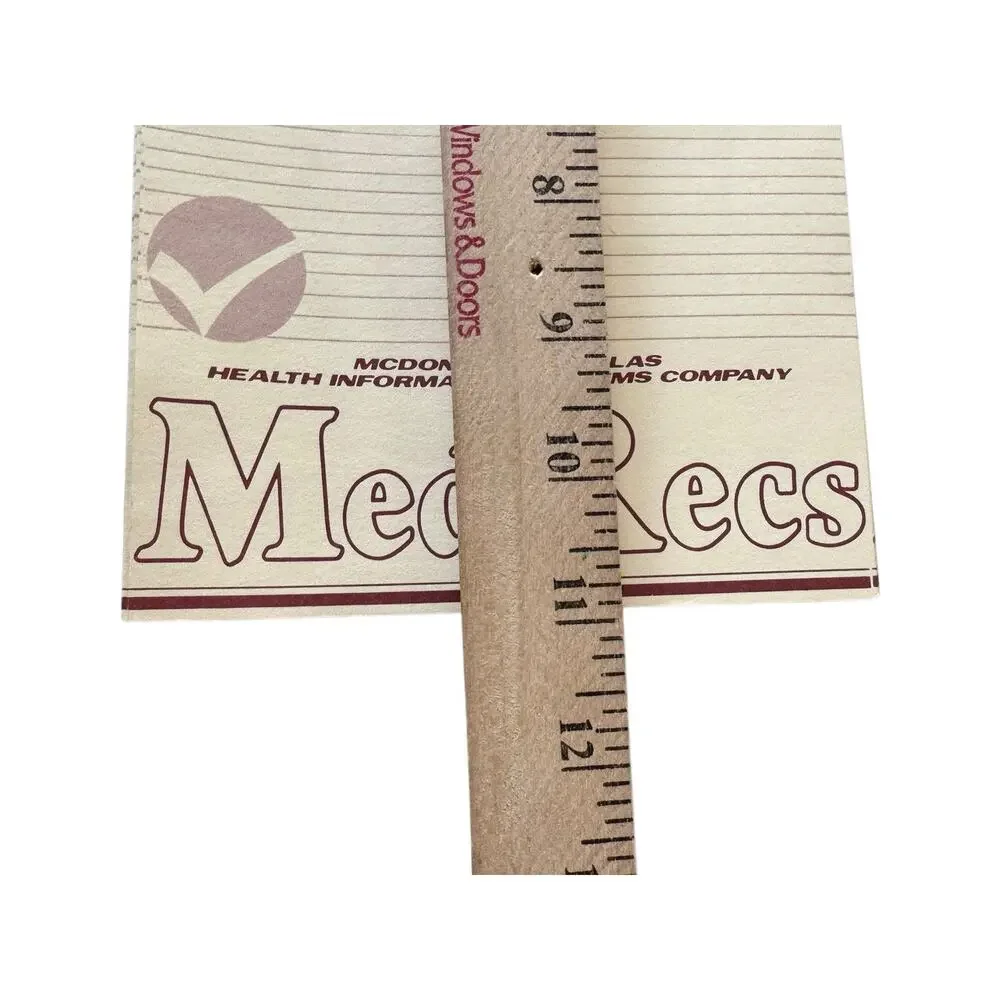 Vintage Note Pad McDonnell Douglas Health Information Systems Aviation Med Recs‎